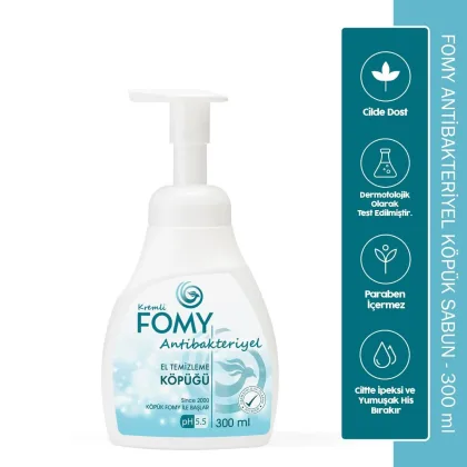 FOMY ANTİBAKTERİYEL EL TEMİZLİK KÖPÜĞÜ  300 ML