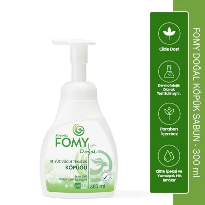 FOMY DOĞAL EL TEMİZLİK KÖPÜĞÜ 300 ML