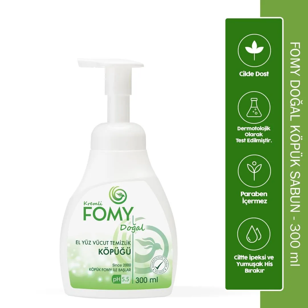 Tadem Temizlik - FOMY DOĞAL EL TEMİZLİK KÖPÜĞÜ 300 ML