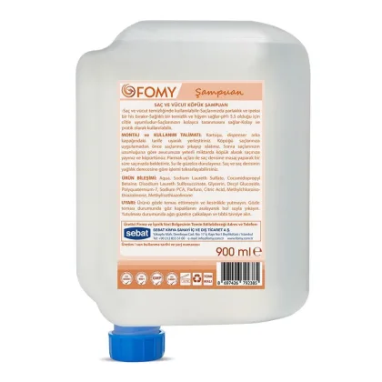 Fomy Köpük Sabun Şampuan 900 ml