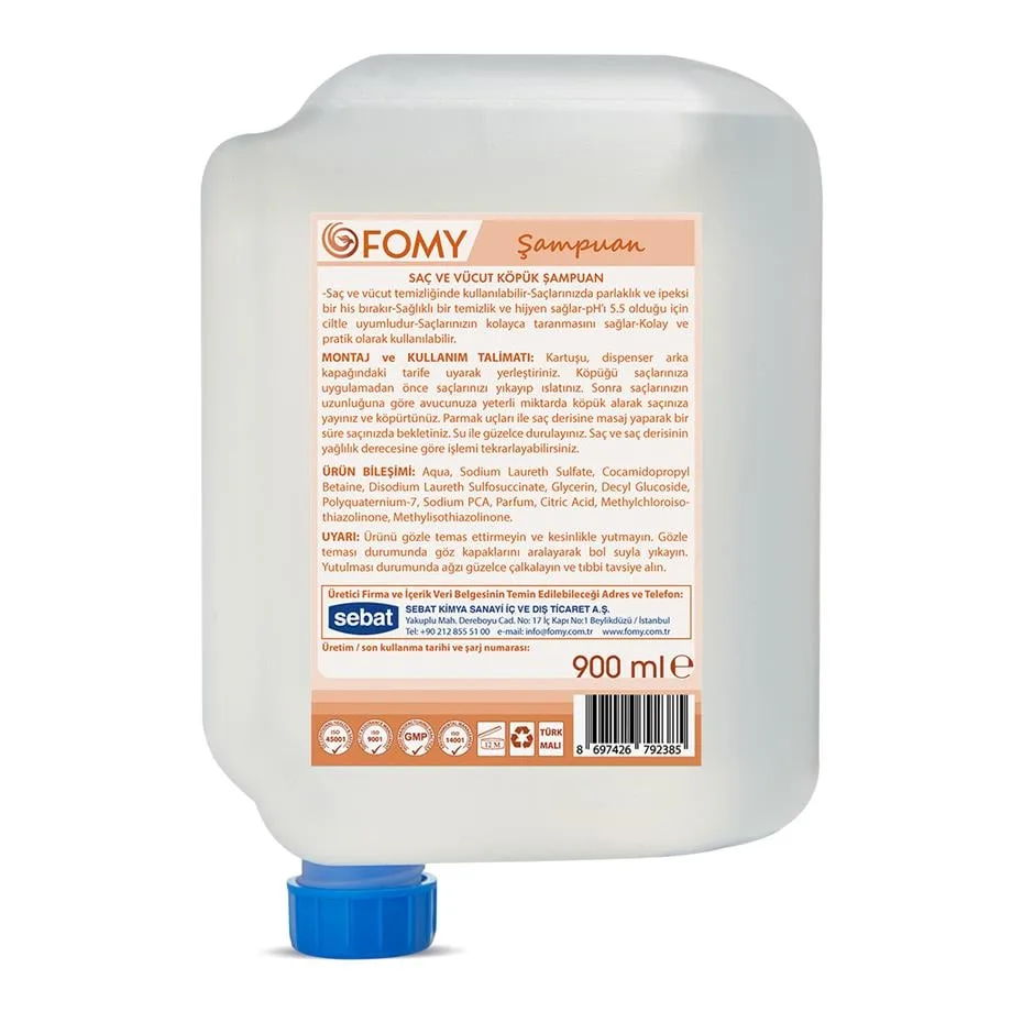 Tadem Temizlik - Fomy Köpük Sabun Şampuan 900 ml
