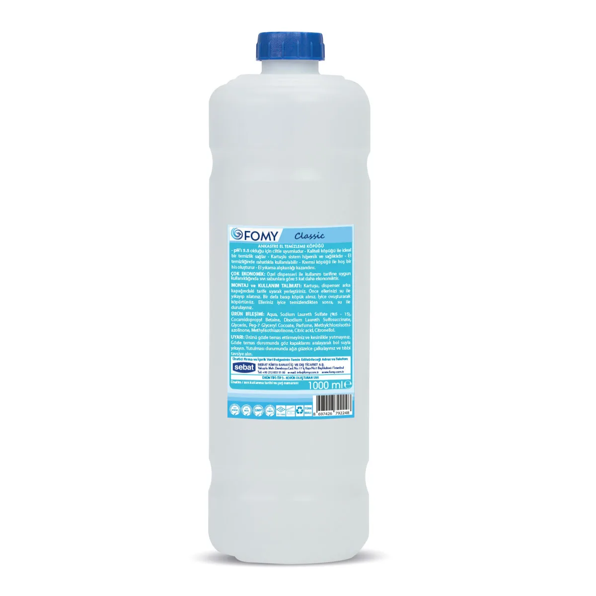 Tadem Temizlik - FOMY STANDART ANKASTRE KARTUŞ 1000 ML