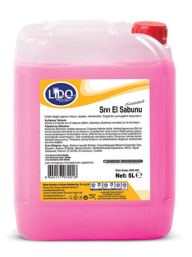 Tadem Temizlik - LİDO SIVI SABUN 5 LT