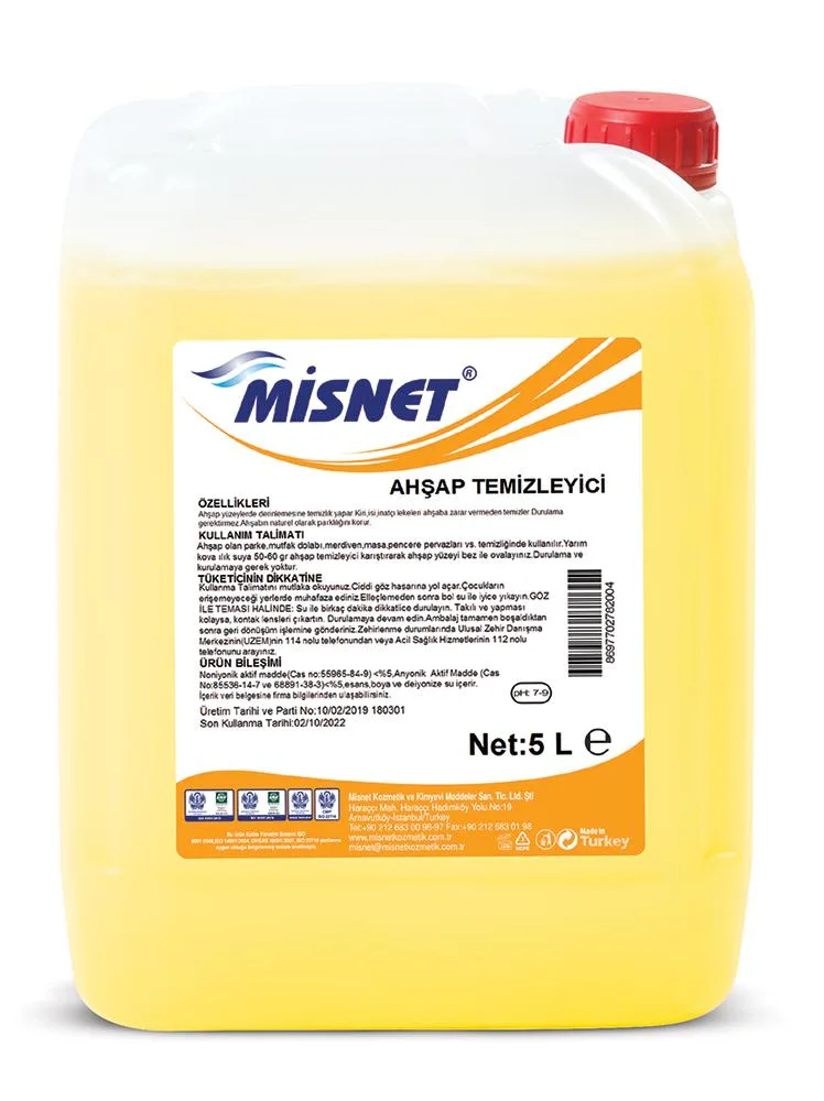 Tadem Temizlik - MİSNET AHŞAP TEMİZLEYİCİ 5 LT