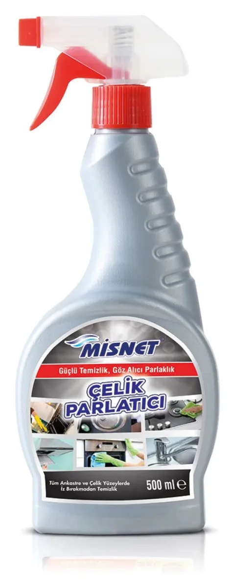 Tadem Temizlik - MİSNET ÇELİK YÜZEY PARLATICI 500 ML