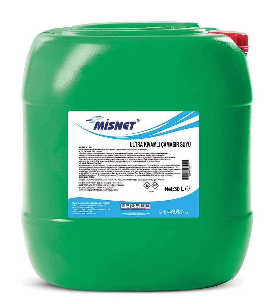 Tadem Temizlik - MİSNET ULTRA ÇAMAŞIR SUYU 30 LT