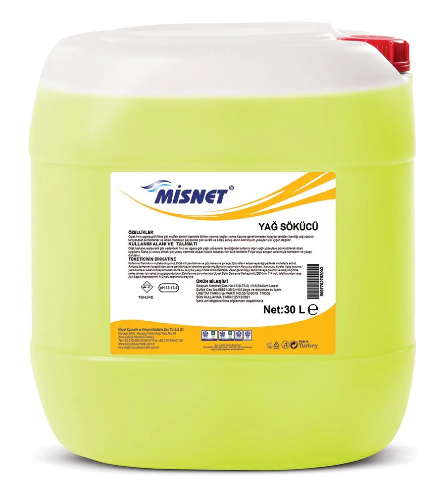 Tadem Temizlik - MİSNET YAĞ SÖKÜCÜ 30 LT