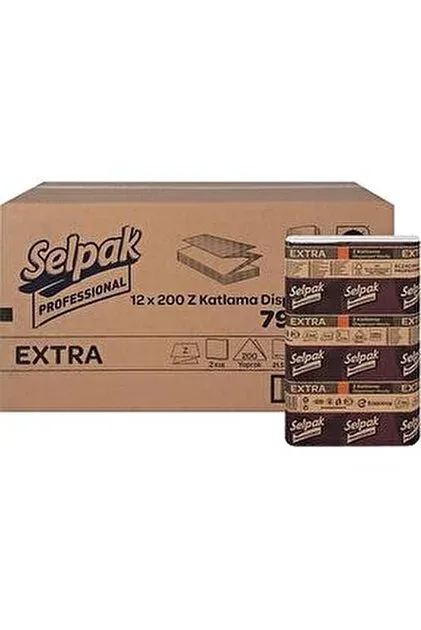 Tadem Temizlik - SELPAK ULTRA 200 YAPRAKLI Z HAVLU
